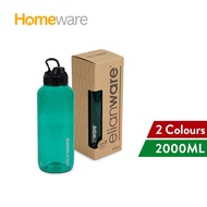 Elianware Tritan Large Capacity Water Bottle Sport Gym Big Botol Air BPA Free (2Ltr)