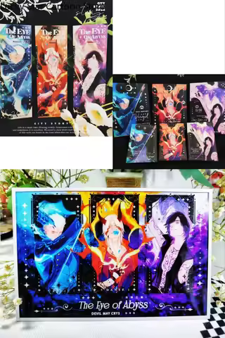 Devil May Cry Vergil Dante Acrylic Color Paper Set Postcard Postcard Collection Anime Cosplay Birthd