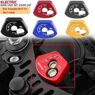Ultrasupplier Motorcycle Accessories Ignition Switch Cap Key Case Door Lock Cover Protector For Yamaha YZF R15 V3 2017 2018 2019 2020 YZF-R15