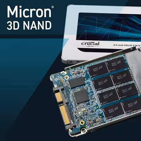 Hot Sale Crucial MX500 SSD 256GB 500GB 1TB 2TB 3D NAND SATA 2.5-inch High Speed Internal Solid State