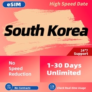 eSIM Pro for South Korea 1-30 Days Travel SIM Card  High Speed No Contract Unlimited Data 4G/5G No S