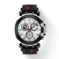ORIGINAL Tissot T-Race Chronograph Quartz White Dial Men's Watch T115.417.27.011.00.