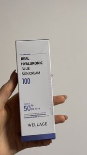 WELLAGE Real Hyaluronic Blue Sun Cream 100