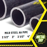 3mm thickness Mild Steel &amp; GI Pipe2 1/2" - 4" ,Round Hollow, 3mm Tebal Pipe Besi&amp;GI 2 1/2" - 4",Home Improvement&gt;Tools
