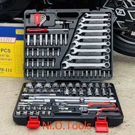 Hobayashi บล็อกชุดใหญ่ 111ชิ้น มาตรฐานญี่ปุ่น แข็งแรง ทนทานทุก สำหรับงานหนัก รับประกันของแท้100%