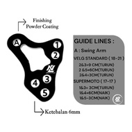 Yamaha WR155 rear shock absorber/ Heightening and Lowering