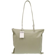 กระเป๋าถือหนังสีเขียวอ่อน Jil Sander รุ่น HOLSTER MEDIUM TOTE JSPT852585 สภาพเหมือนใหม่ (1294) [มือส