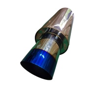 Hks Jasma Blue Colour Tip / Stainless Steel Tip Car Muffler Exhaust Pipe Tabung Ekzos Paip Kereta In