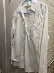 Gap 白色恤衫 white shirt | for work casual fit g2000