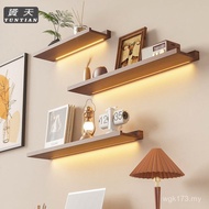 Solid Wood Wall Decoration Partition Laminate Grab Luminous Flat Board Shelf Board Built-in Storage 