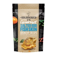 The Golden Duck Salted Egg Fish Skin Crunchy Crisps, 113g (Halal)