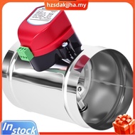 4" Motorized Duct Damper Backdraft Damper Airflow Control Damper for HVAC System