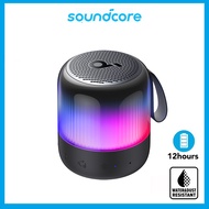 Soundcore by Anker Soundcore Glow Mini Portable Speaker Bluetooth Speaker Sound Light Show 12H Battery Customizable EQ IP67 Waterproof Dustproof A3136
