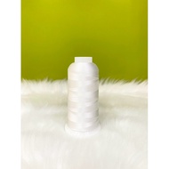 - White Thread for Computer Embroidery Wall 120D, 5000m, Polyester thread