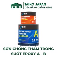 Keo Epoxy - Keo chống thấm 2 thành phần A - B trong suốt sử lý chống thấm mặt sàn nhà vệ sinhgạch m