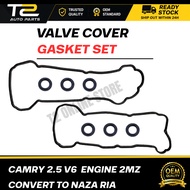 VALVE COVER GASKET SET TOYOTA CAMRY 2.5 V6  / CONVERT TO NAZA RIA / ENGINE 2MZ T2