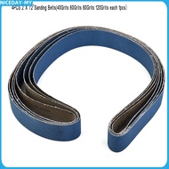 【Top-seller】4pcs 2"x 72" 40/60/80/120Girt Ceramic Sanding Belts Bands Coarse Grinding