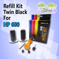 Neurox Ink Refill Kit (Black) HP 680BK for Printer HP 2135, HP 3635, HP565, HP 3835, HP 4675