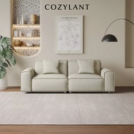 Cozylant Colby Fabric Sofa / 3 Seater Sofa / 4 Seater Sofa / White Dark Blue / Italian Modern Minimalist / Living Room