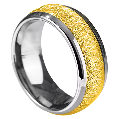 Gold/Sliver Ceramic 125kHz T5577 Chip RFID Fit Finger Ring for Clone EM4100/TK4100 Smart Cards