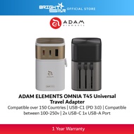 ADAM ELEMENTS OMNIA T45 Universal Travel Adapter