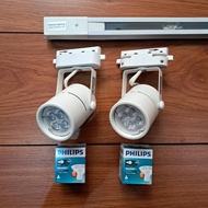 Lampu Ambulance Philips 12v artalux sorot LED 5W berikut rel