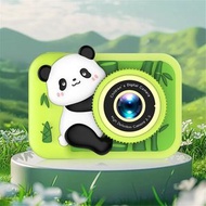 日本暢銷 - 兒童數碼相機｜Q8卡通熊貓造型相機 - 綠色款 + 32GB記憶卡+讀卡器 平行進口