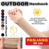 (HS7429 PANJANG) Sarung Lengan tak melorot panjang Handsock Aqua Sport Unisex Selesa (VIRAL BEST SEL