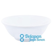 MANGKOK Mie Ayam Bihun Bakso 6'/ Mangkok Putih Polos Tebal 6' TOYOKI