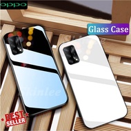 Oppo A74 4G Glass case mirror hard casing cover back mirrorr oppo a74 4g
