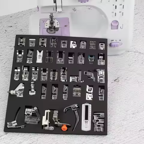 32/42/72pcs Sewing Machine Presser Feet Kit Household Sewing Machine Accessories For Brother Babyloc