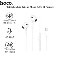 Tai Nghe iphone 14 13 12 11 pro max ipad chân dẹt chính hãng Hoco M111 Max/Pro cắm dùng trực tiếp kh