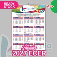 YEAR CALENDAR 2027 Thickness 1 sheet retail