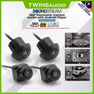 Soundstream 360° Car Camera 3D Seamless Surround View Camera AHD For Car Android Player VA.360FHD