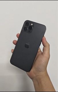 Apple iPhone 12 Pro Max 128G 石黑色，已貼貴價玻璃鋼化貼及保護套！