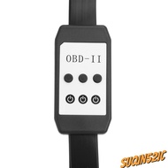 SUQIN52IC OBD2 Extension Cable, 1 To 3 Port ABS OBD2 Splitter Cable, Individual Power Switch Univers