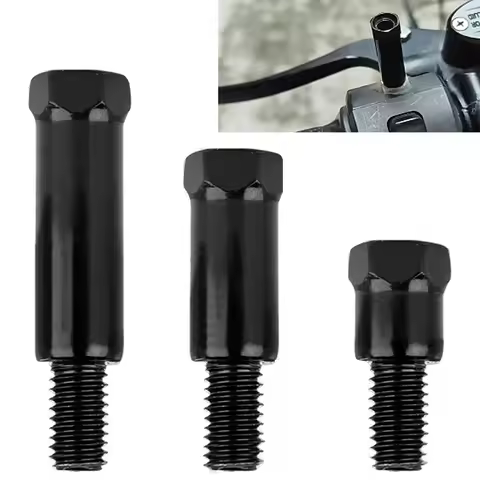 32/41/51MM M8 Screws E-Bike E-Tricycle Extension Rear Mirror Screw Side Mirror Height Adjustment Ada
