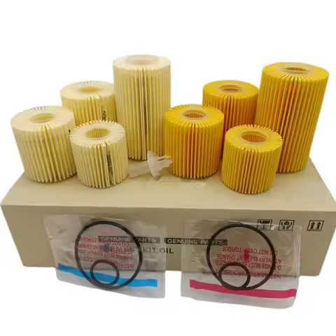 10Pcs Oil Filter Kit Fit 04152-37010 04152-31080 04152-31090 04152-YZZA1 04152-38020 04152-YZZA4 for