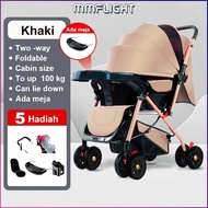 Mmflight Stroller Baby Kereta Dorong Bayi Lipat Traveling Bisa Newborn