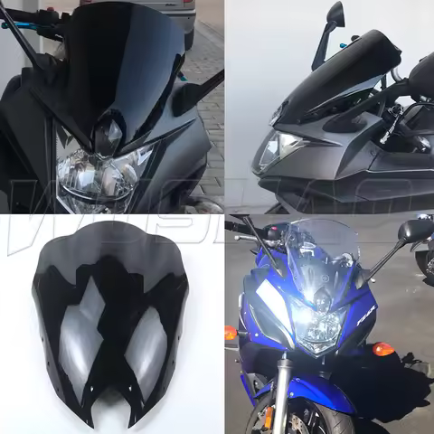 Motorcycle Windshield WindScreen Screen For 2009 2011 2012 2013 2014 2015 2016 2017 Yamaha FZS600 FZ