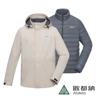[ATUNAS ATUNAS Men's Waterproof 2IN1+Down Two-Piece Jacket < Mika >] A1GA2501M/Warm Functional