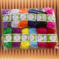 Pack Of Yarn Mixed Colors 12 4ply 10 Grams Hand Knitting Decoration