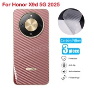 1-3Pcs Carbon Fiber Back Film For Honor X9d X9c Smart X70 5G 2025 Anti-Scratch Protective Sticker Sc