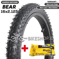 BEAR 16 x 2.125 Folding Bicycle Tire Mini/BMX 16x2.125 Black | High Quality