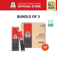 [Bundle of 3] Cheong Kwan Jang Korean Red Ginseng Extract Everytime (10ml x 30 sticks x 3 boxes)