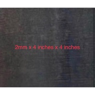 MS Plate 2mm x 4 inches x 4 inches