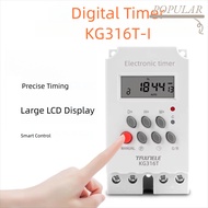 POPULAR Digital Timer, 110V LED Timer Switch, Durable 220V 12V 25A Electrical Device Timer Electrici