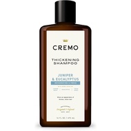Cremo Juniper & Eucalyptus Barber Grade Thickening Shampoo, 16 Fl Oz