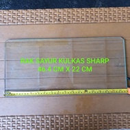 PTC Rak Kulkas Sharp Tempered Glass 1 pintu dan 2 pintu TERPERCAYA