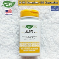  EXP 11/25 Vitamin B Complex B-50 100 Capsules-Nature's Way